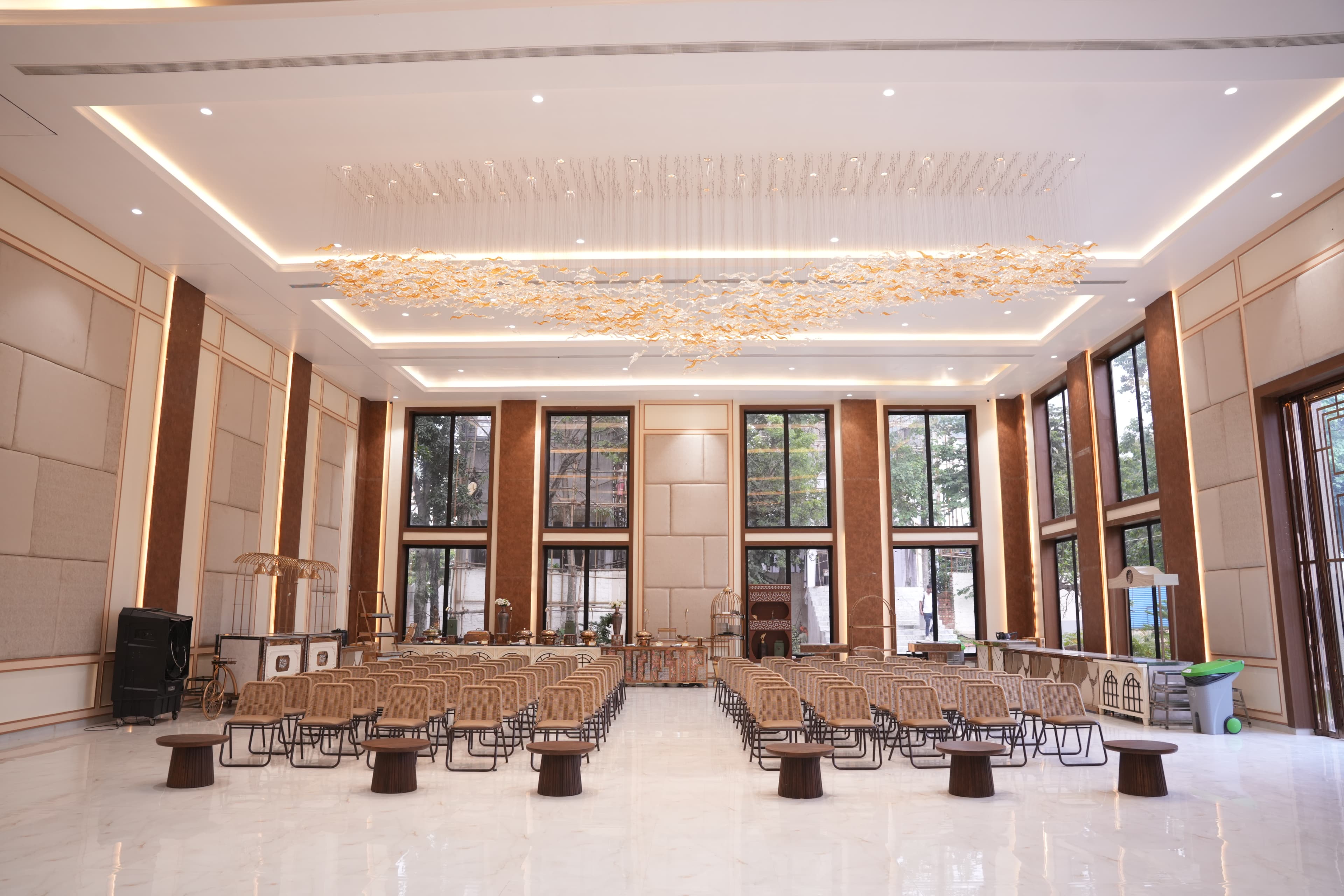 Banquet interior setup