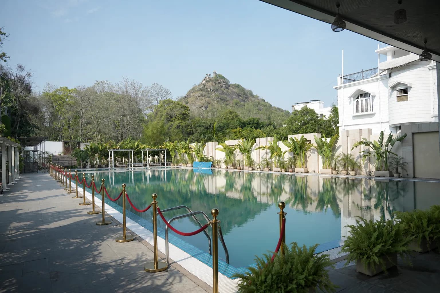 Panoramic view of Canary Hill from Ananta