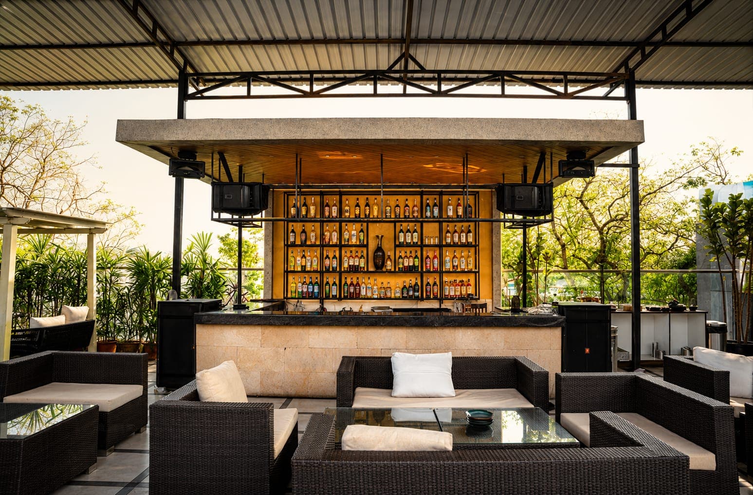 Open Air Rooftop Lounge
